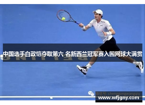 中国选手白政恺夺取第六 名新西兰冠军赛入围网球大满贯